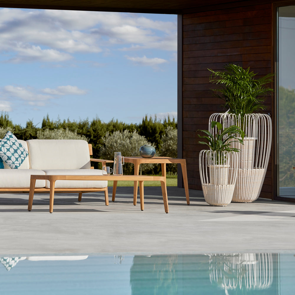 Paralel Square Outdoor Side Table