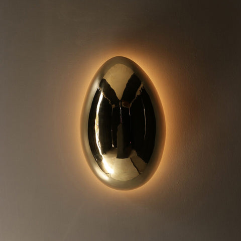Golden Egg Wall Sconce