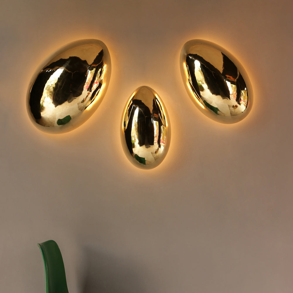 Golden Egg Wall Sconce