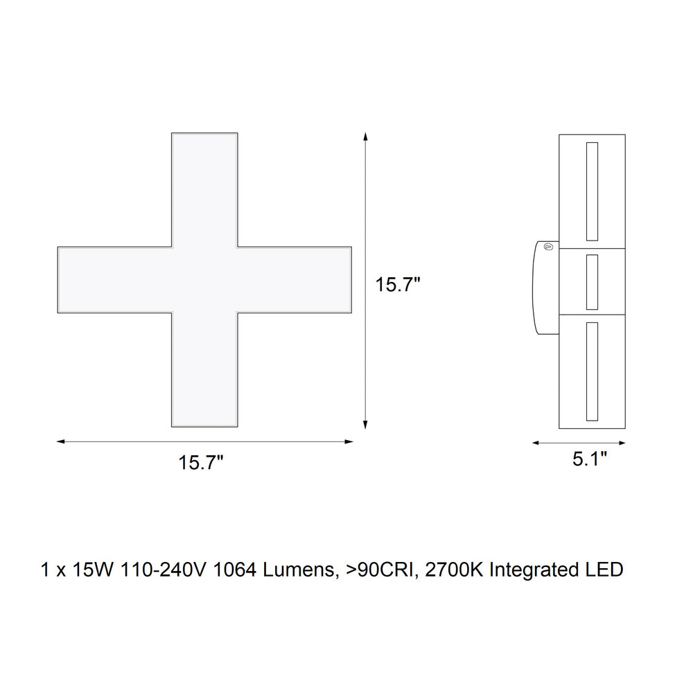 Plus Wall Sconce