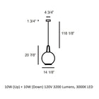 Capitan Da Mar LED Pendant Light