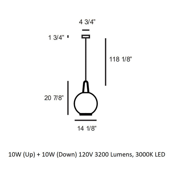 Capitan Da Mar LED Pendant Light