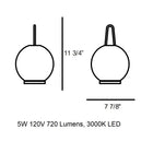 Capitan Da Mar LED Table Lamp