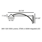 Flyer LED Wall Sconce