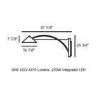 Flyer Outdoor LED Wall Sconce