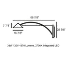 Flyer Outdoor LED Wall Sconce