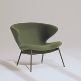 Ella Lounge Chair with Tubular Legs