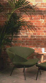 Ella Lounge Chair with Tubular Legs