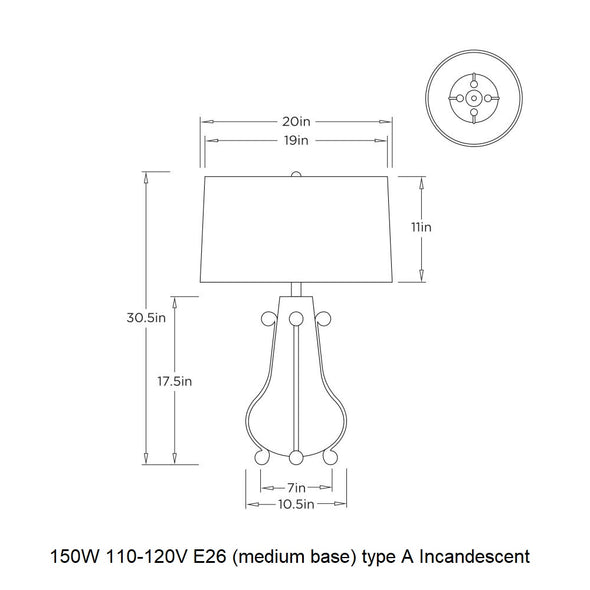 Miriam Table Lamp