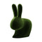 Rabbit Velvet Stool  option Emerald Green