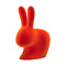 Rabbit Velvet Stool  option Orange