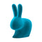 Rabbit Velvet Stool  option Turqouise