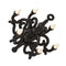Fallen Chandelier Portable LED Lamp  option Black
