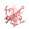 Fallen Chandelier Portable LED Lamp  option Pink