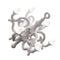 Fallen Chandelier Portable LED Lamp  option White