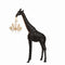 Giraffe in Love Floor Lamp  option Black