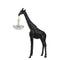 Giraffe in Love Outdoor LED Floor Lamp  option Black