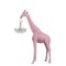 Giraffe in Love Outdoor LED Floor Lamp  option Pink