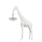 Giraffe in Love Outdoor LED Floor Lamp  option White