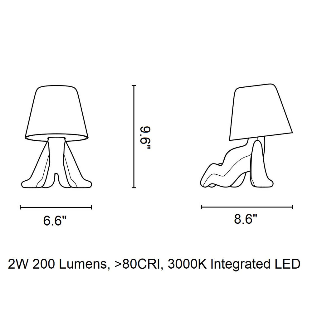 Golden Brothers LED Portable Table Lamp