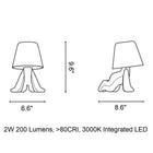 Golden Brothers LED Portable Table Lamp