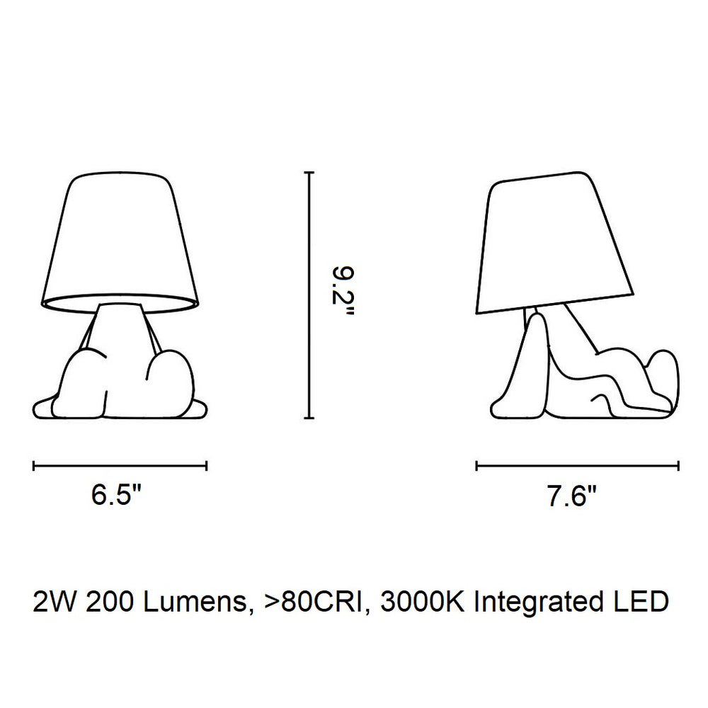 Golden Brothers LED Portable Table Lamp