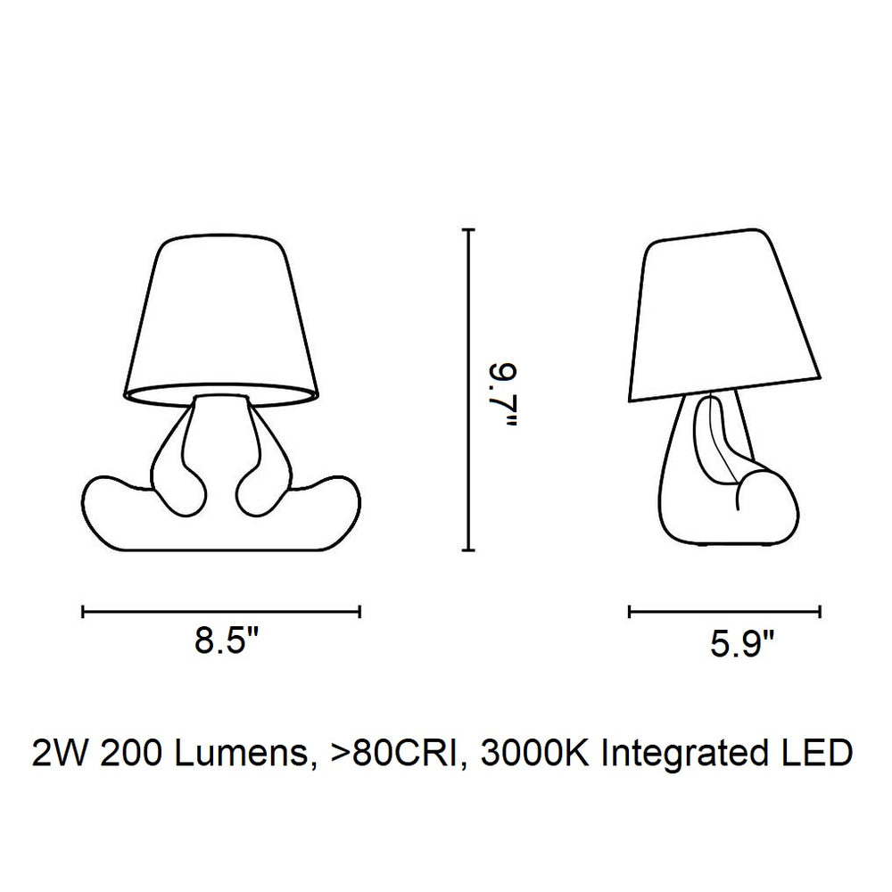 Golden Brothers LED Portable Table Lamp