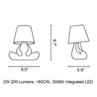 Golden Brothers LED Portable Table Lamp