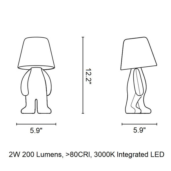 Golden Brothers LED Portable Table Lamp