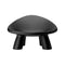 Kaya Indoor/Outdoor Lounge Chair  option Black