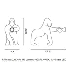 Kong Velvet LED Table Lamp