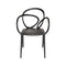 Loop Indoor/Outdoor Dining Chair (Set of 2)  option Black