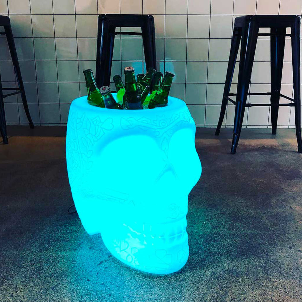 Mexico Planter/Champagne Cooler with LED Light