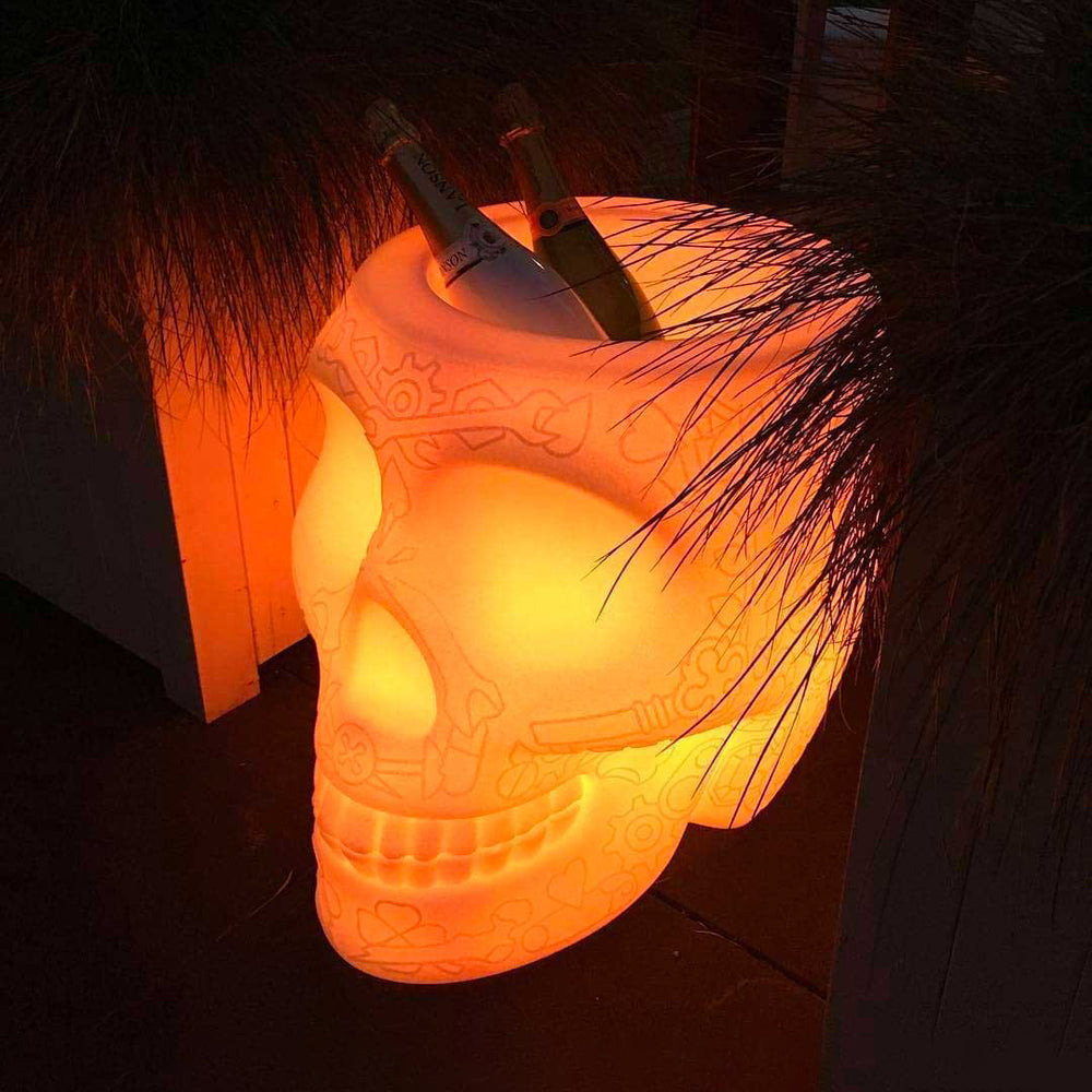 Mexico Planter/Champagne Cooler with LED Light