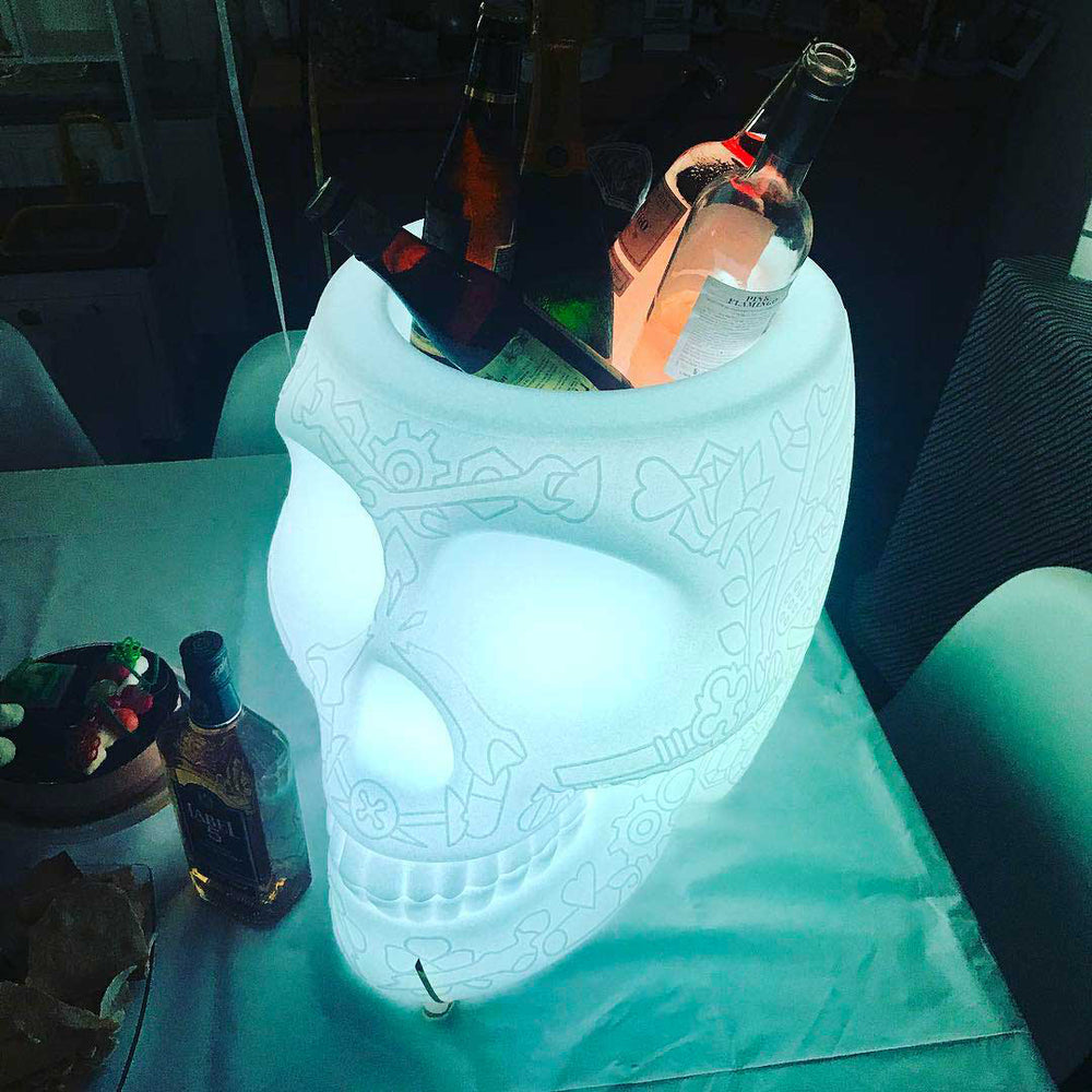 Mexico Planter/Champagne Cooler with LED Light