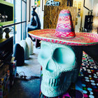 Mexico Indoor/Outdoor Stool/Side Table