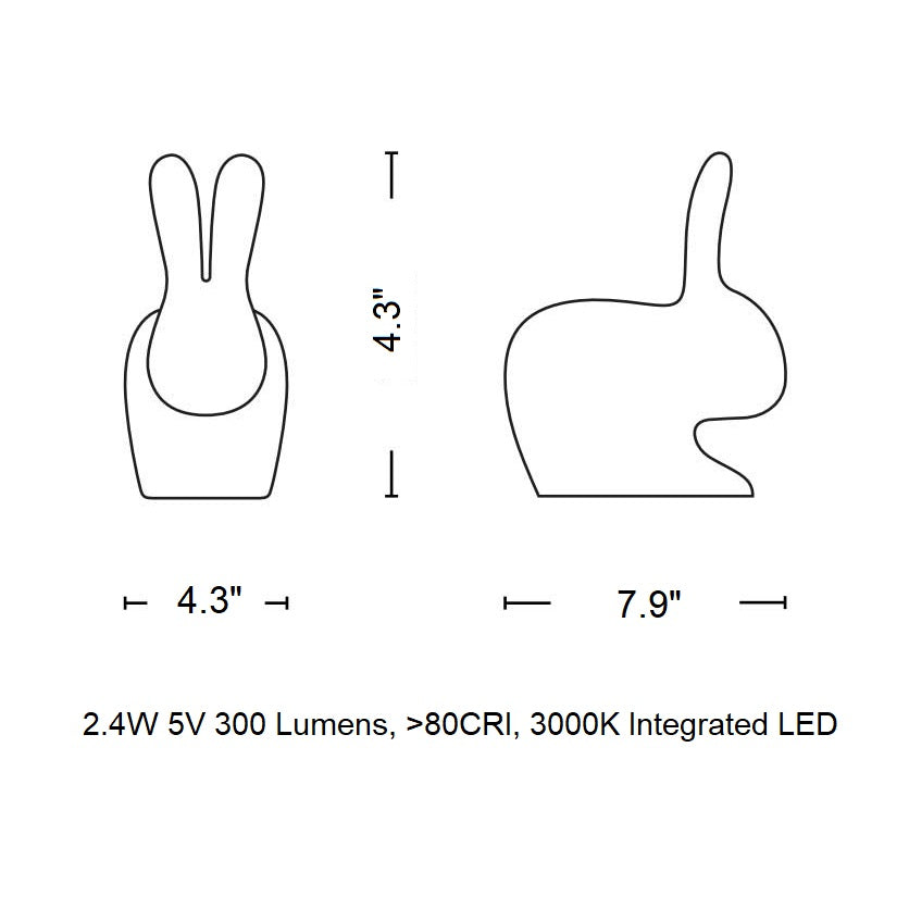 Rabbit LED Portable Table Lamp