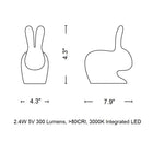Rabbit LED Portable Table Lamp