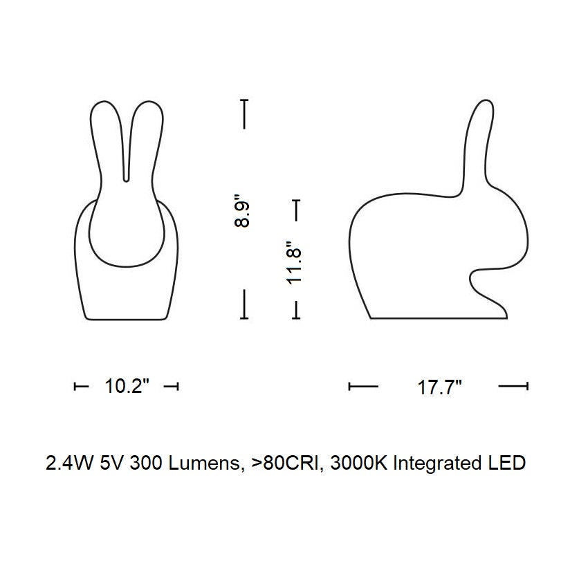 Rabbit LED Portable Table Lamp