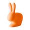 Rabbit Indoor/Outdoor Stool  option Dark Orange