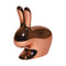 Rabbit Metal Stool  option Copper