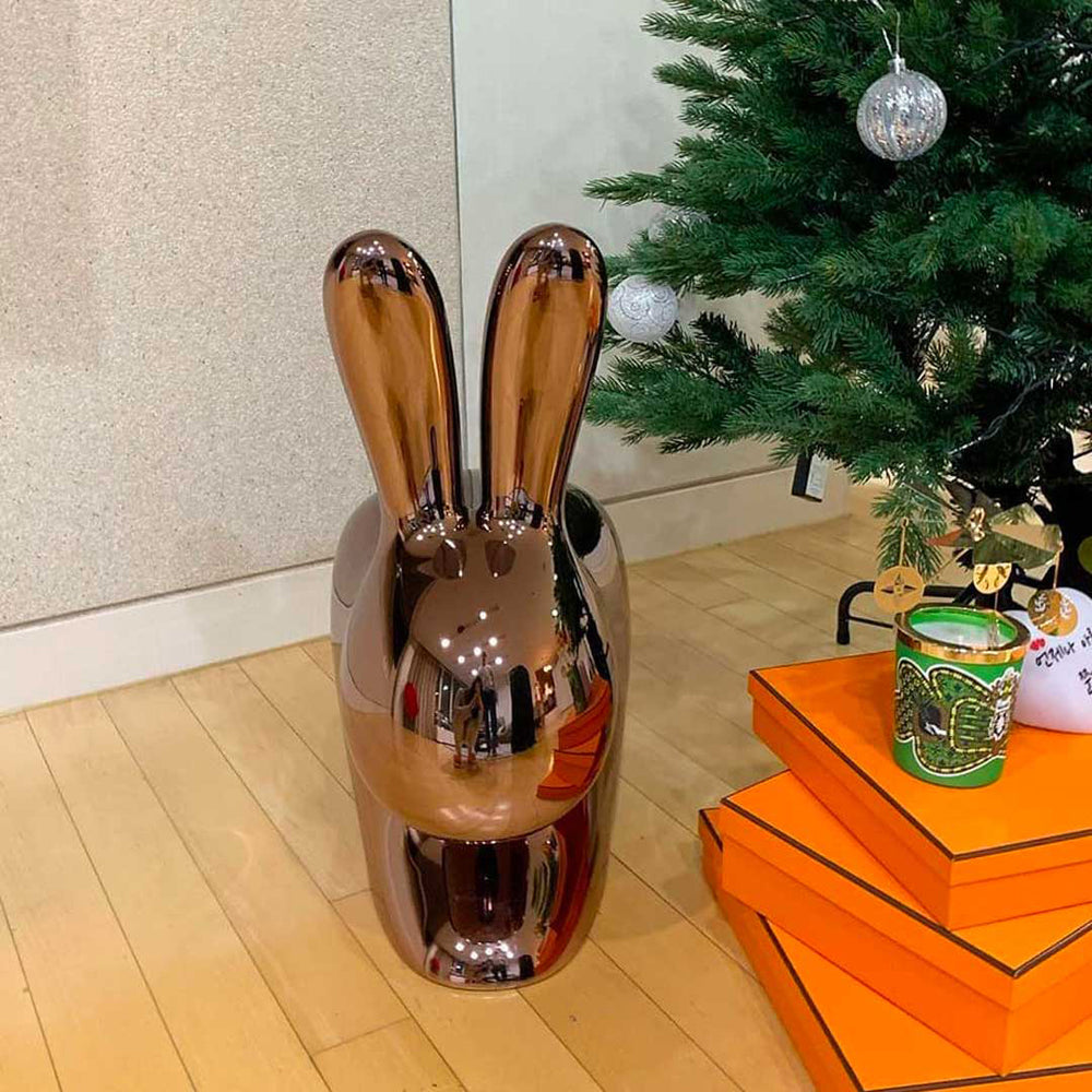Rabbit Metal Stool