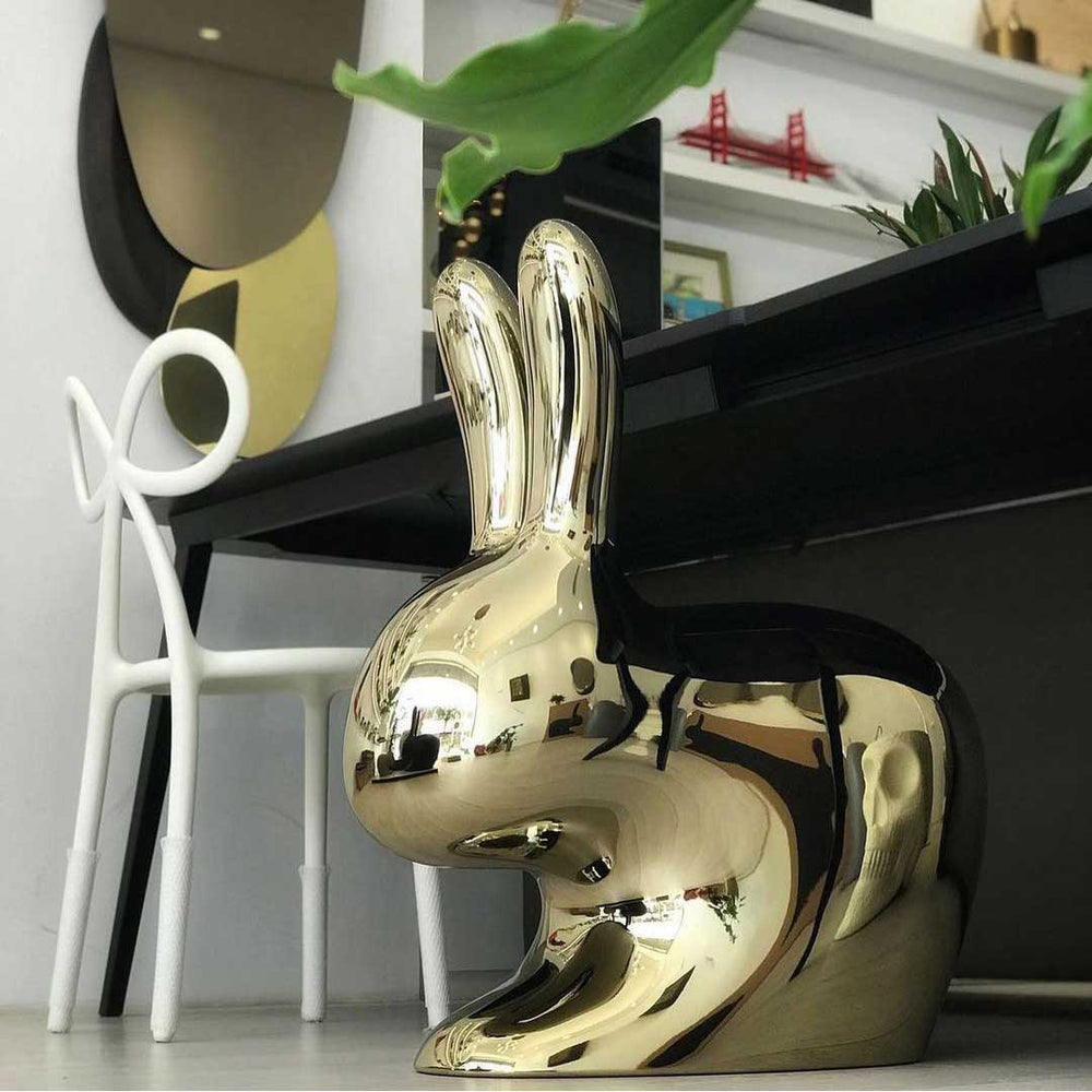 Rabbit Metal Stool