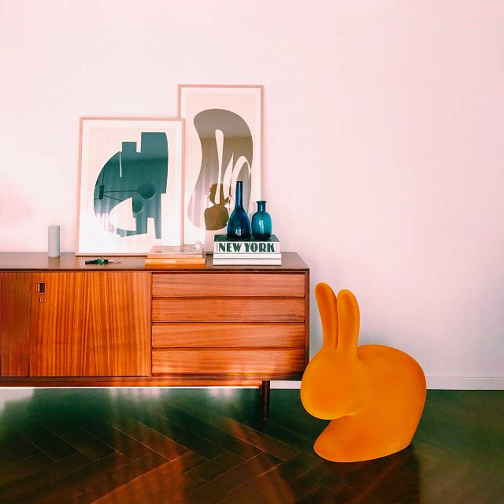 Rabbit Velvet Stool