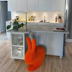 Rabbit Velvet Stool