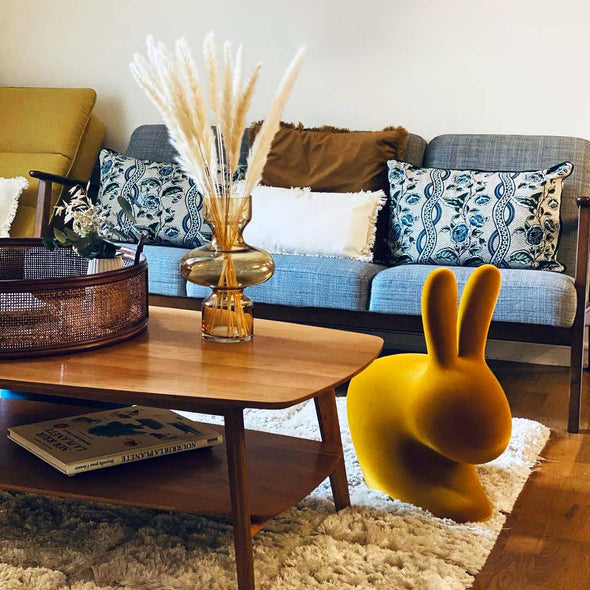 Rabbit Velvet Stool