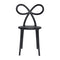 Riibbon Dining/Vanity Chair  option Black