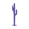 Saguaro Outdoor Coat Rack  option Blue Violet
