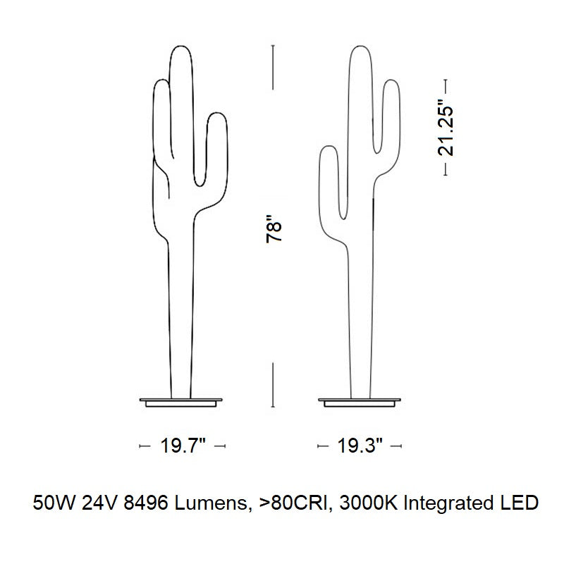 Saguaro Outdoor LED Floor Lamp