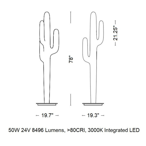Saguaro Outdoor LED Floor Lamp